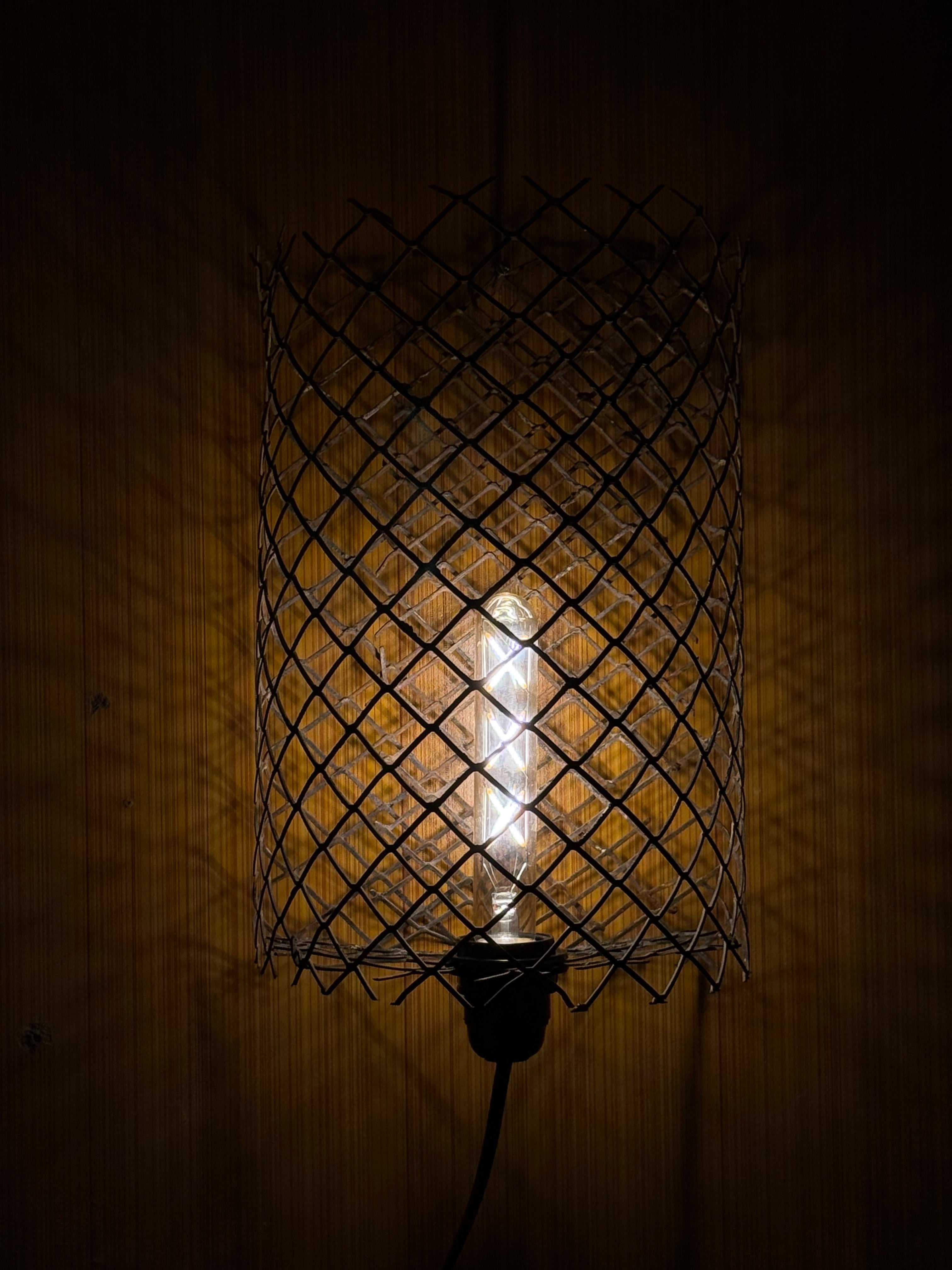 Charaagaan IV | Handmade Wire Mesh Hanging Lamp