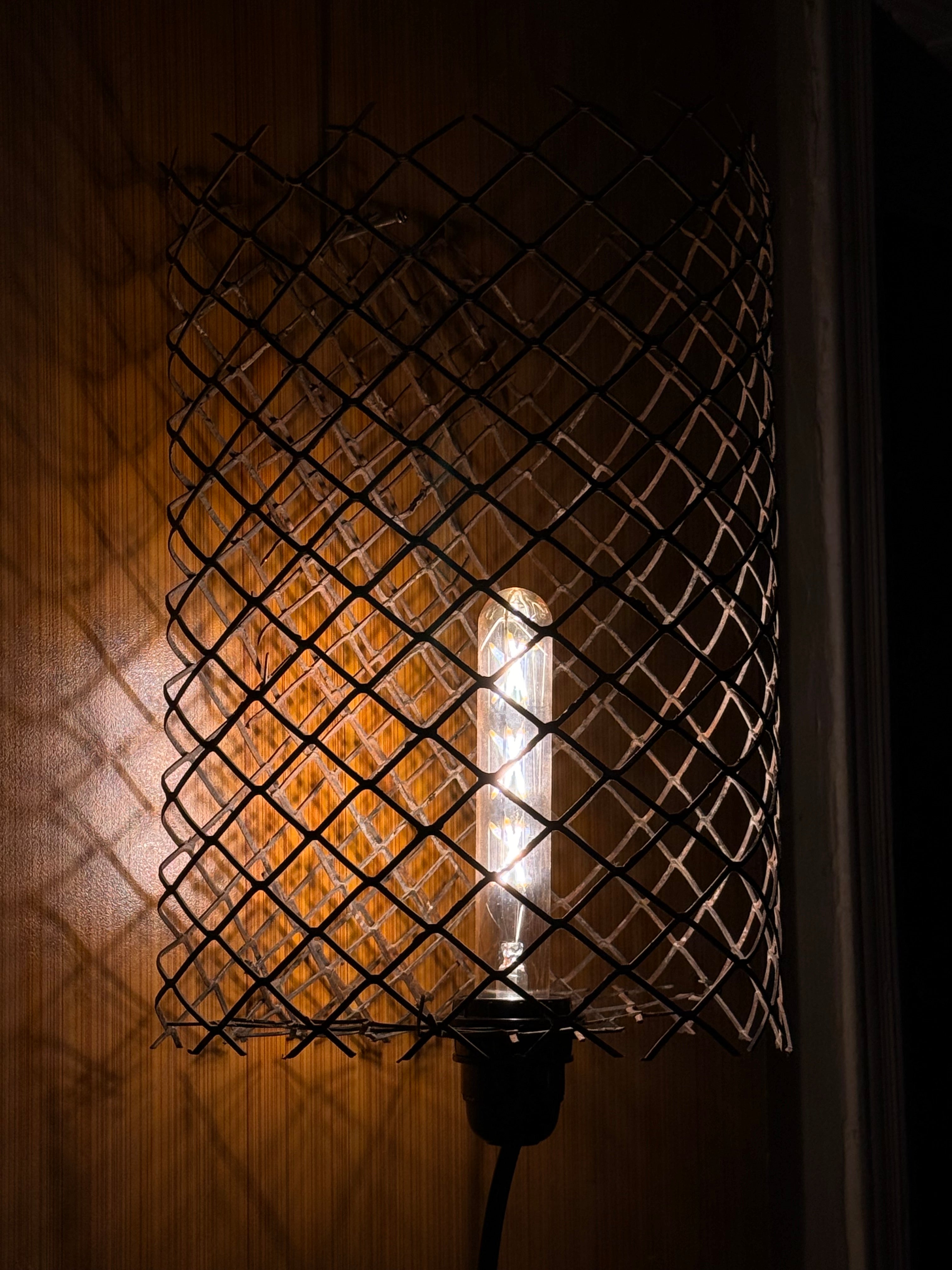 Charaagaan IV | Handmade Wire Mesh Hanging Lamp