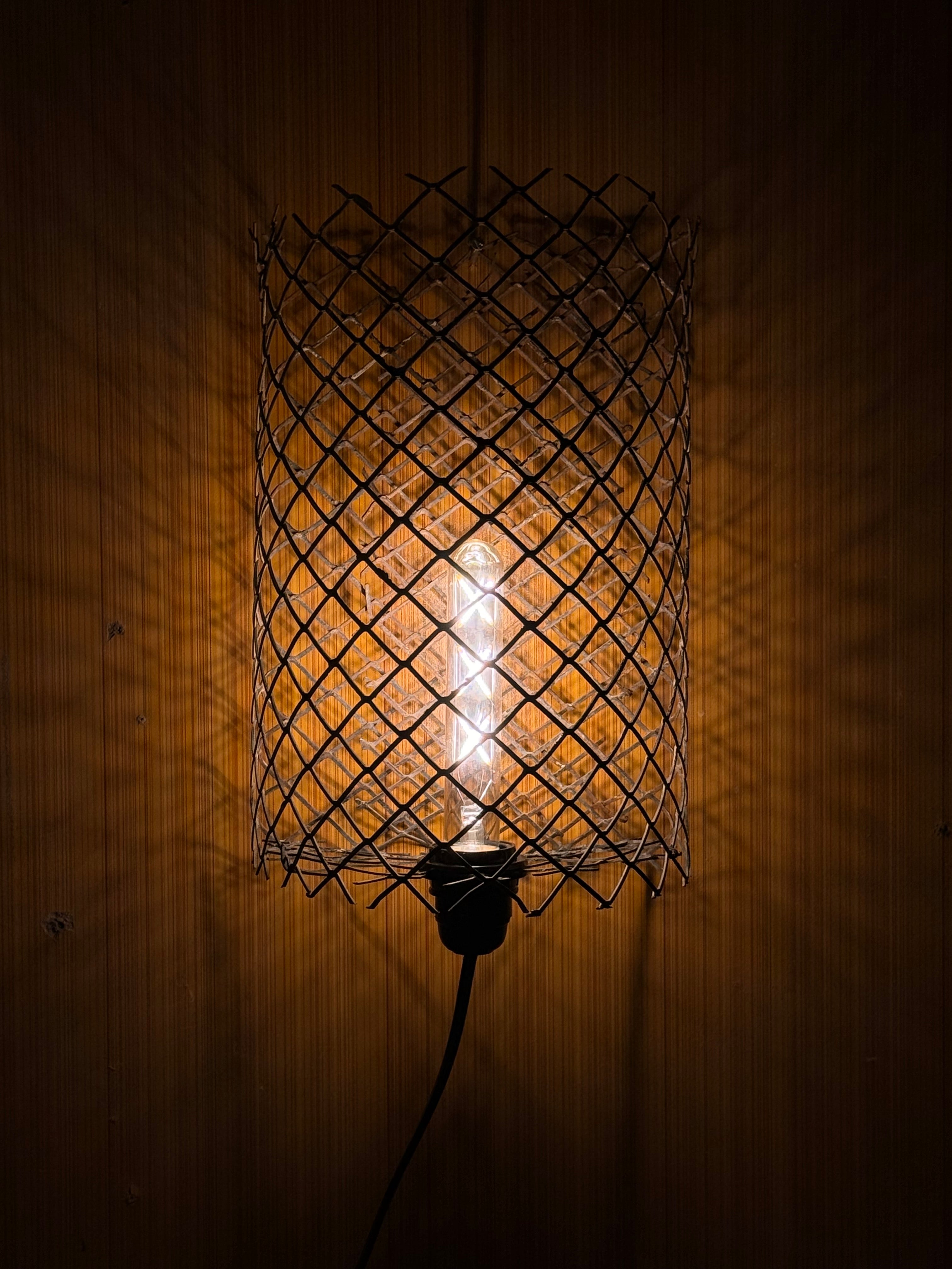Charaagaan IV | Handmade Wire Mesh Hanging Lamp