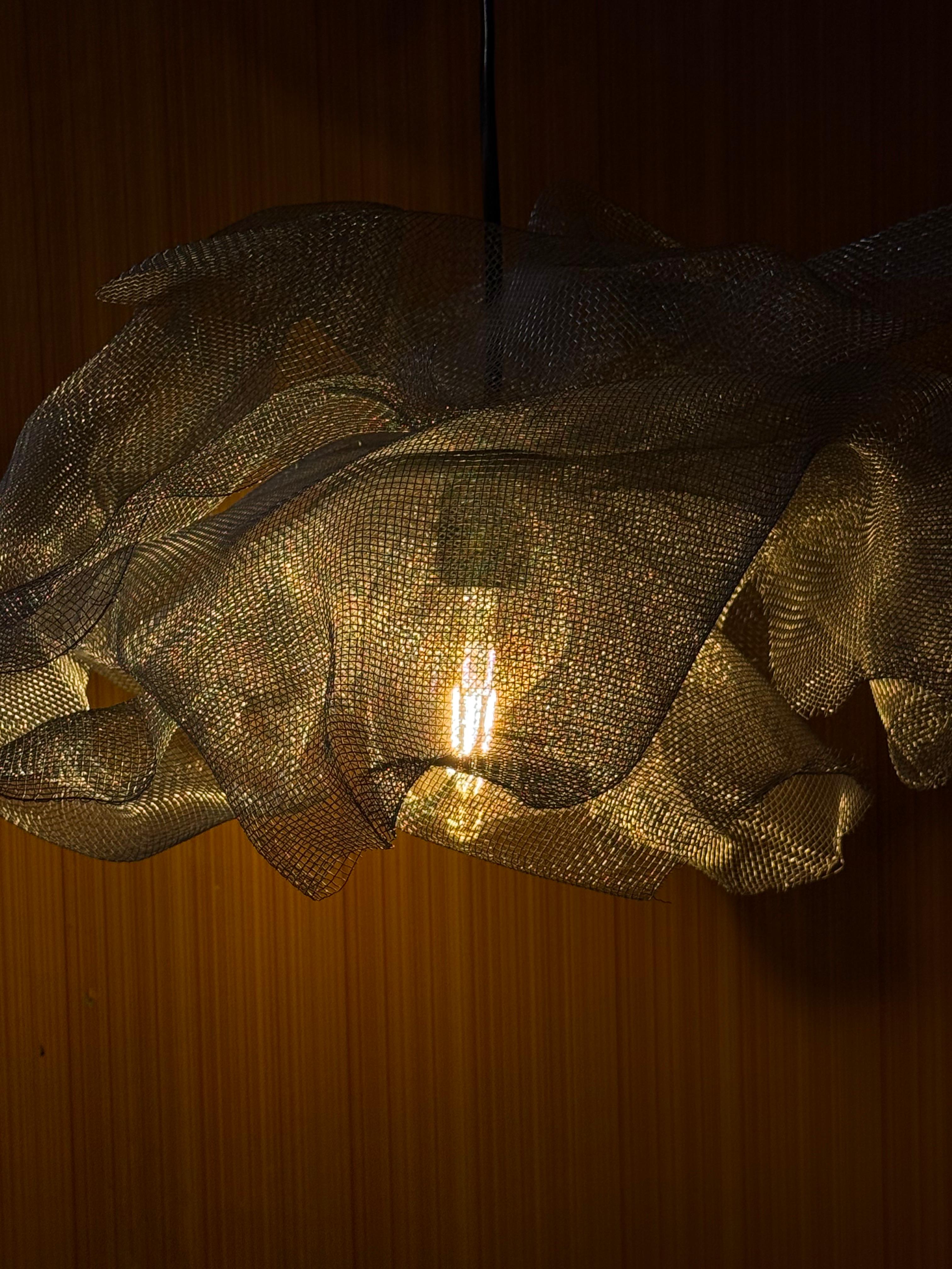 Charaagaan II |Handmade Wire Mesh Hanging Lamp