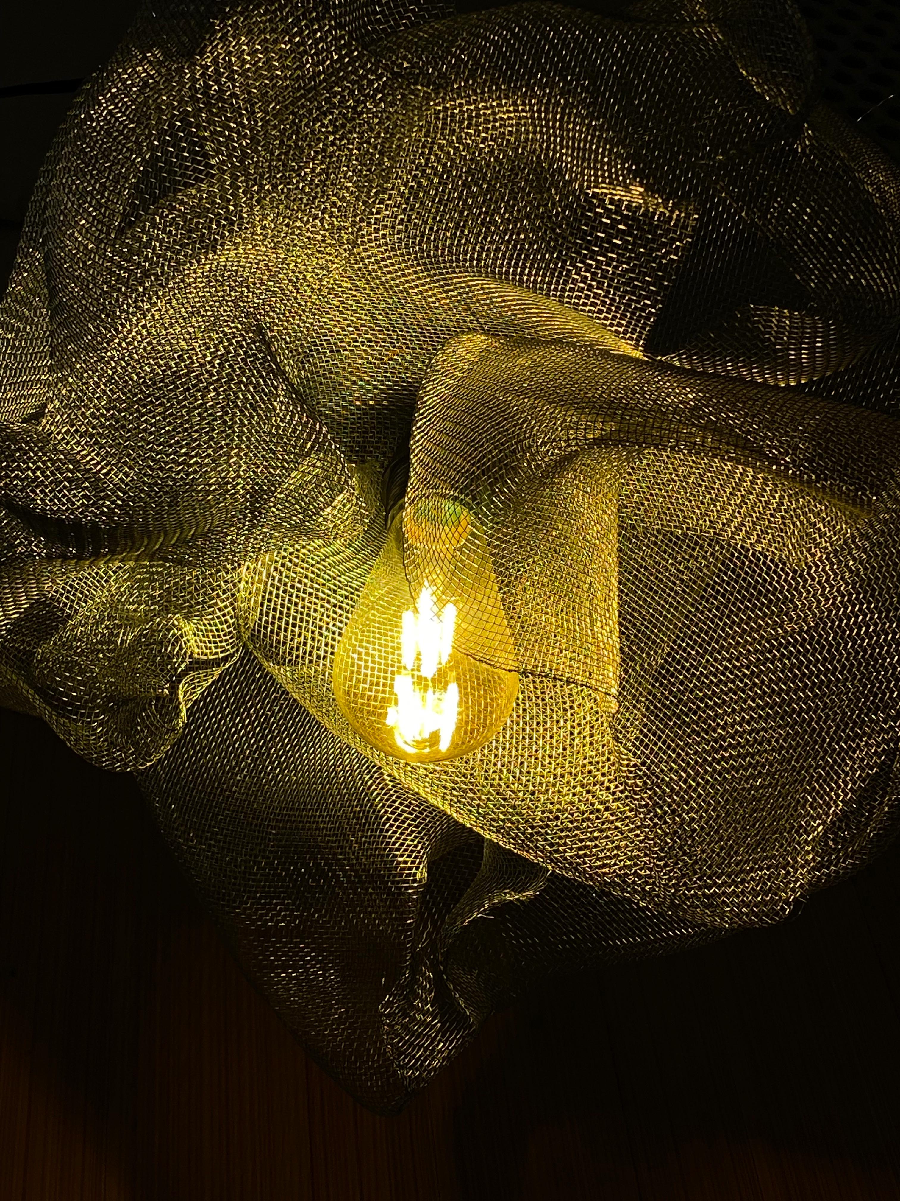 Charaagaan II |Handmade Wire Mesh Hanging Lamp