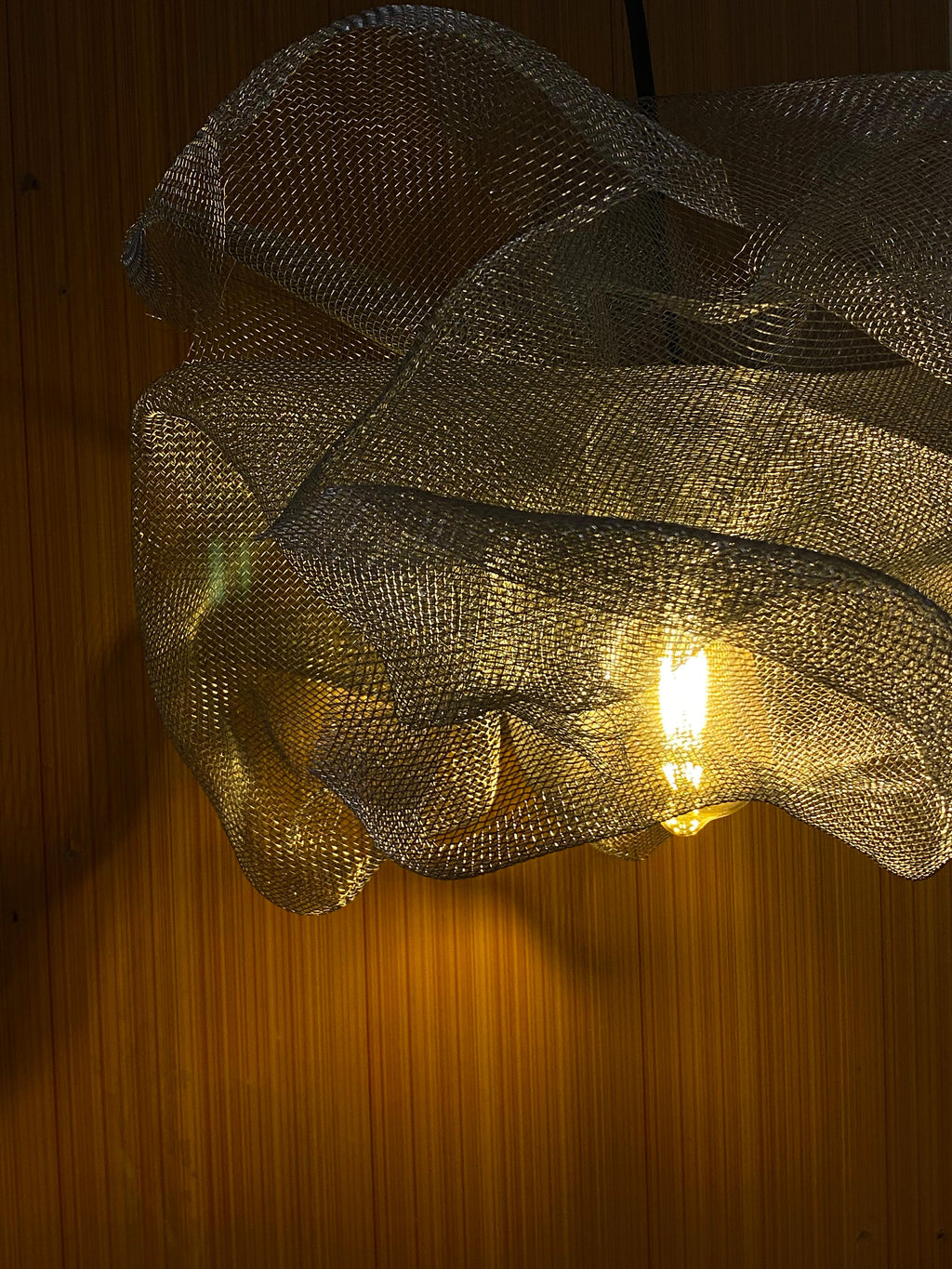 Charaagaan II |Handmade Wire Mesh Hanging Lamp